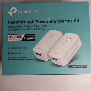 TP-Link TL-PA9020PKIT Gigabit Passthrough Powerline Adapter 2000Mbps AV2000 - Bild 1 von 10