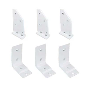 Dachsparrenhalter Halterung Dachsparrenhalterung Sparren Set mit Schrauben Weiß - Bild 1 von 1