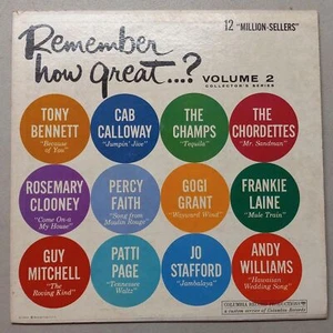 REMEMBER HOW GREAT...? VOLUME 2 12 MILLION-SELLERS COLUMBIA VINYL LP 105-27 - Picture 1 of 4