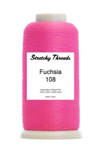 Fuchsia  Wooly Nylon Thread - NEW SIZE! - Picture 1 of 1