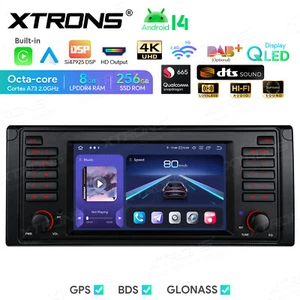 Android 14 7" Car Stereo 8GB 256GB 8-Core GPS NAVI WIFI DSP DTS HiFi for BMW E39 - Picture 1 of 20