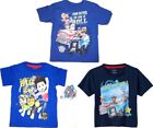 Paw Patrol Boy's Short Sleeve T-Shirt  NWT  Size  2T or 4  Blue  or  Navy 