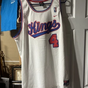 Reebok CHRIS WEBBER 1974-75 Sacramento Kings NBA Jersey Mens Sz XL length+2 - Picture 1 of 9