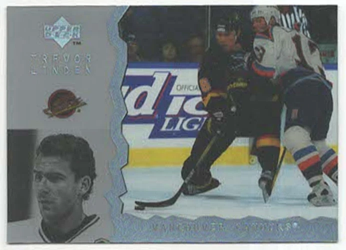 1996/97 Upper Deck Ice TREVOR LINDEN Acetate Base Set Card #70...w/Coating On - Image 1 of 1