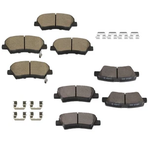 Front and Rear Ceramic Brake Pad Kit for Hyundai Veloster Elantra GT Kia Forte5 - Picture 1 of 3