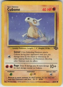 Cubone 50/64 Common HP 1st Edition - Jungle - Picture 1 of 2