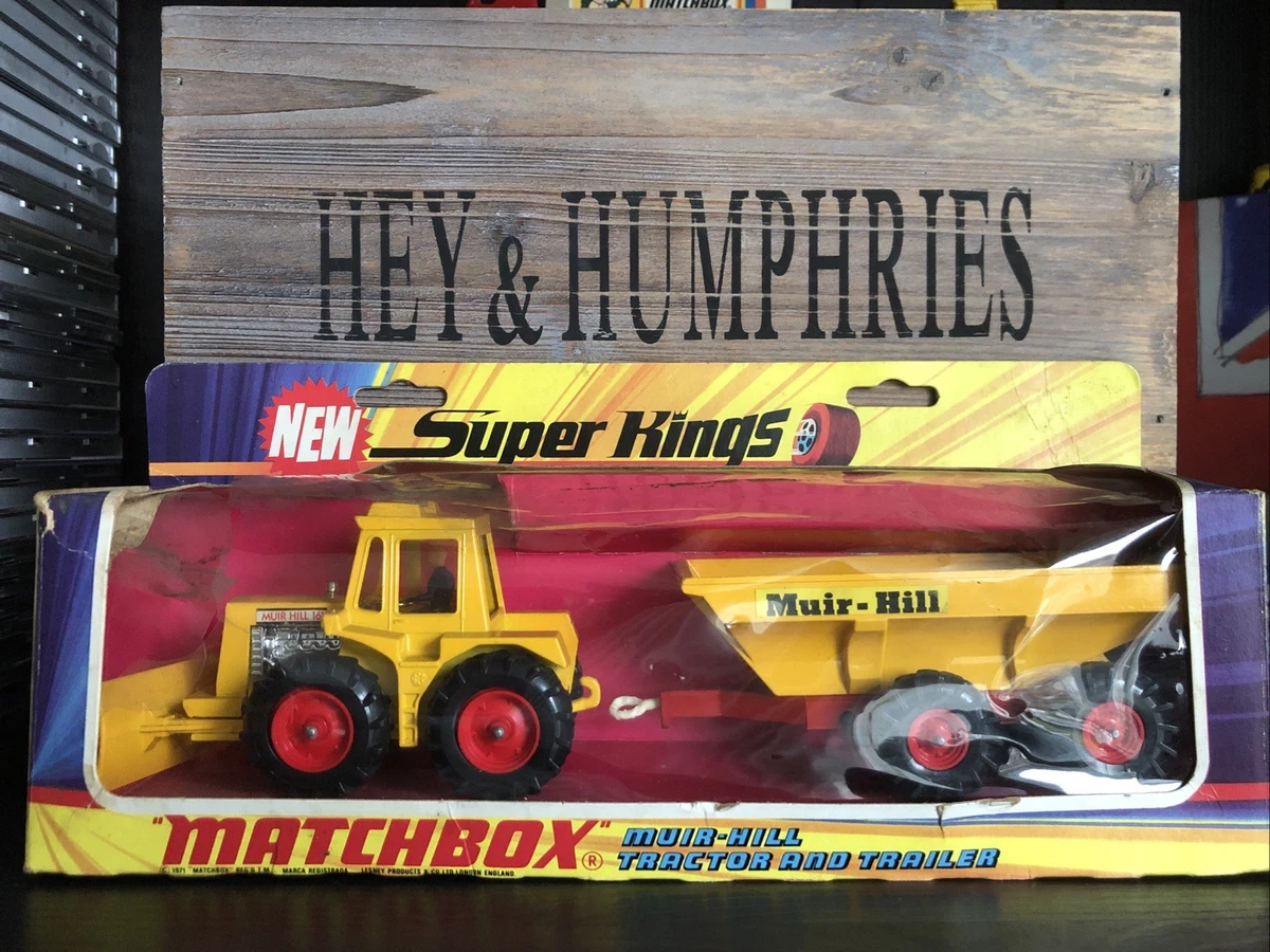 Matchbox #28 Traktor Mit Schaufel – Sammlerstück Aus Der 100er Straßenarbeits-Serie