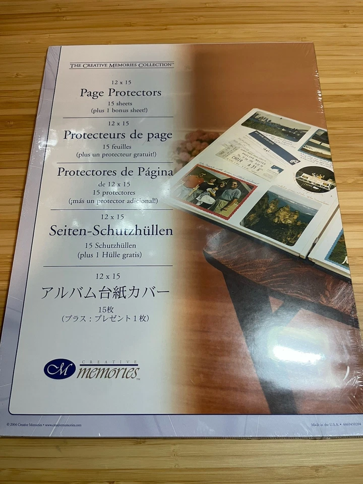 Creative Memories 12x15 Clear Page Protectors The Big Book 16/pkg. - Image 1 of 1