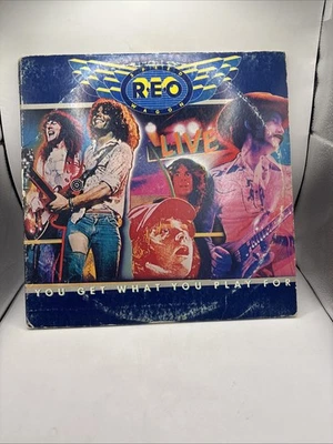 REO Speedwagon Live You Get What You Play For 2LP Live Album Epic 1977 VG - Image 1 of 4