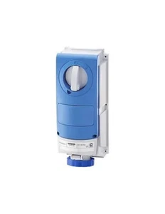 Gewiss Vertical Interlocked Socket IP66 Without Base 3P T 16A 230V 9H - Picture 1 of 1
