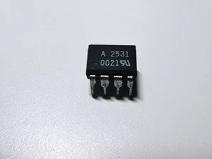 5X HCPL-2531 A2531 Agilent Dual High Speed Logic Gate Optocoupler 1 Mbit/s DIP-8 - Picture 1 of 5