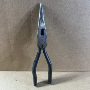 Craftsman 45082 Long Needle Nose Pliers w/ Side Cutters 8" Vintage USA - Picture 1 of 9