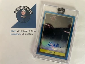 2023 Topps ‘Signature Series’ Star Wars #AB-SW Darth Maul - Card #10/50 *RARE - Picture 1 of 4