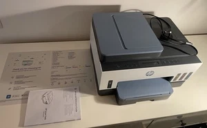Imprimante à jet d'encre tout-en-un sans fil HP Smart Tank 7306 avec encre faible nombre de pages - Photo 1/16