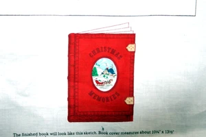 WEIHNACHTEN ERINNERUNGEN SOFTBOOK PANEL - VINTAGE VIP - 100% BAUMWOLLSTOFF - Bild 1 von 6