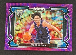 2024 Panini Draft Picks Jared McCain Purple Wave Variation Prizm #35-RC - Picture 1 of 3