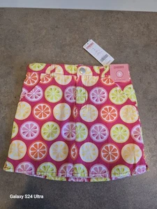 NWT Gymboree Pink Lime Yellow Lemon Summer FUN Skort with Shorts & Pockets 5 - Picture 1 of 4