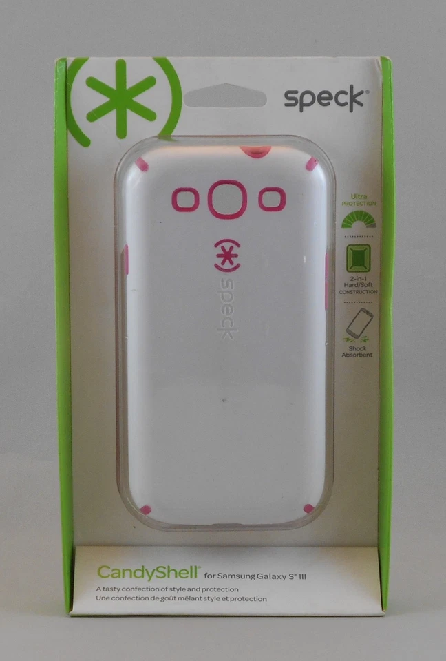 Speck SPK-A1427 CandyShell para Samsung Galaxy S III - Frambuesa, Blanco Foto 1 de 3