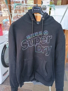 Super dry Hoodie 2XL Black - Picture 1 of 4