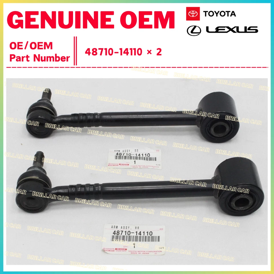 Toyota Genuine JZA80 Supra MK4 93-98 Rear Suspension Arm RH & LH Set 48710-14110 - Image 1 of 1