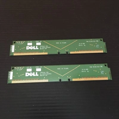 2 Dell 9578D CRIMM RDRAM RamBUS Continuity Module Blank Filler Terminator RIMM - Image 1 of 4