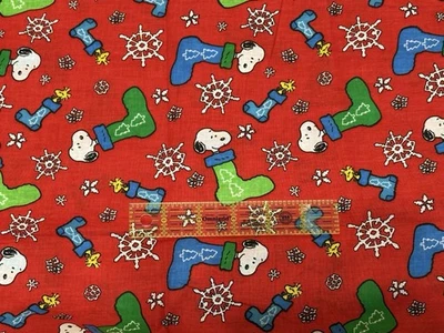 ВИНТАЖНЫЕ 2005 Рождественские чулки Снупи - BTFQ: 18 x 22 дюйма - Изображение 1 из 2