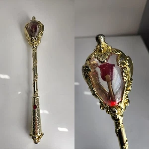 Disney Store Light Up Red Rose Wand Beauty & The Beast Belle - Picture 1 of 12