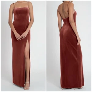 Jenny Yoo English Rose Quinn Velvet Gown | Size 4 - Picture 1 of 13
