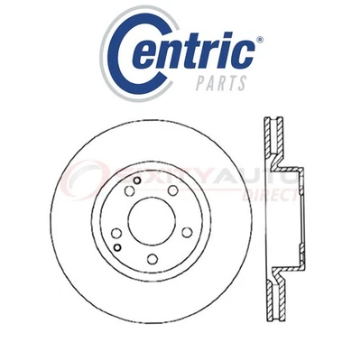 Centric C-TEK Drilled Disc Brake Rotor for 2004-2007 Mercedes-Benz C230 1.8L ze Foto 1 de 4