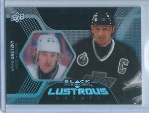 Wayne Gretzky Lustrous Greats SSP 2013-14 Upper Deck Black Diamond - Picture 1 of 2