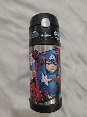 Termo Funtainer Marvel Avengers Iron Man Botella de agua de acero inoxidable Foto 1 de 4