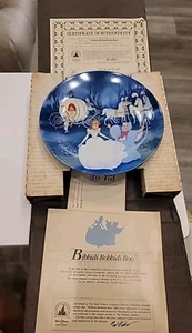 Knowles Disney Cenicienta Bibbidi-Bobbidi-Boo Madrina Coleccionistas Plato Certificado de Autenticidad Caja - Imagen 1 de 10