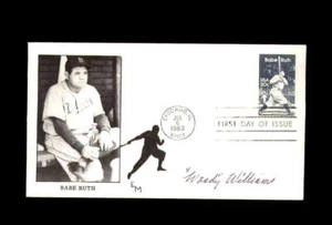 Woody Williams Signed 1983 FDC Babe Ruth Cache First Day Cover Autograph - Picture 1 of 2