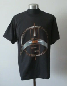 U2 360 Tour Tee 2009 Black USA Canada Concert Bono Rock Band Music Shirt SZ L - Picture 1 of 4