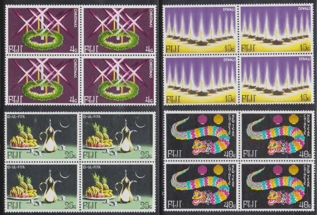 FIJI 1978 Festivales Set MNH bloques de 4.....................................V946 Foto 1 de 1