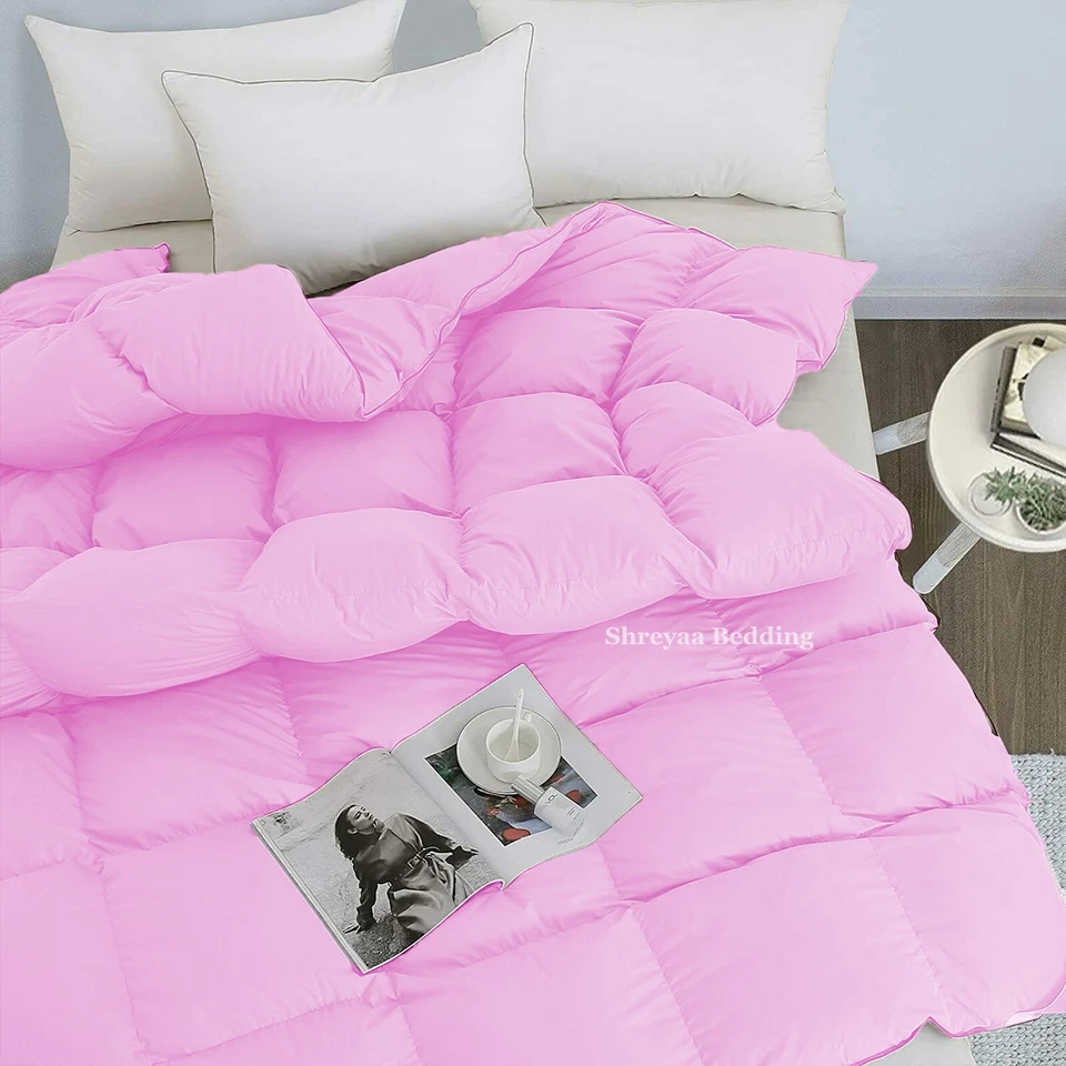 ¡EDREDÓN ALTERNATIVO DE PLUMÓN DE ALGODÓN EGIPCIO DE 1000 HILOS TALLAS EE. UU.! OFERTA Foto 1 de 4