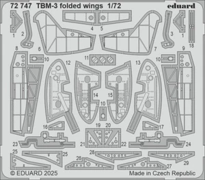 Avión EDUARD 1/72 - alas plegadas TBM3 para HBO EDU72747 - Imagen 1 de 4