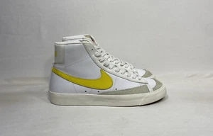Nike Blazer Mid '77 Vintage BQ6806-101 Opti Yellow White Shoes Men’s Size 8.5 - Picture 1 of 10