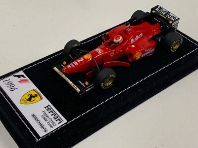 1/43 Minichamps Ferrari F1 F 310/2 1996 Eddie Irvine  custom base - Image 1 of 4