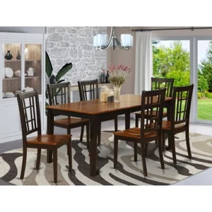 7 Pc formal Dining room set-Dining Table and 6 Chairs for Dining ... - Picture 1 of 4