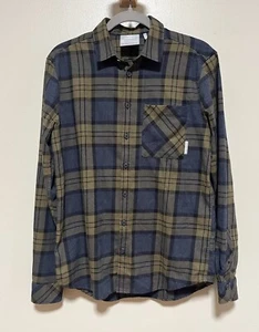 Mammut Mens S Button Up Long Sleeve Shirt Plaid Blue Green Lightweight Outdoors - Picture 1 of 6