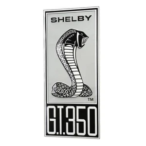 SHELBY GT350 EMBOSSED SHAPED METAL WALL SIGN MAN CAVE SHOP GARAGE- 8.25" X 18.4" - Picture 1 of 1