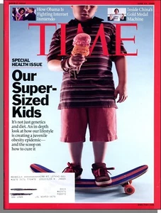 Time Magazine - 2008, June 23 - Special Health Issue: Our Super-Sized Kids - Picture 1 of 2