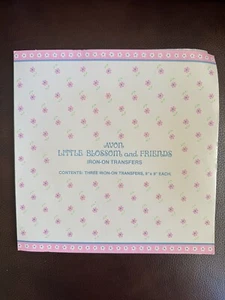 VTG 1983 Avon Little Blossom & Friends Iron-On Transfers Set of 3-New - Picture 1 of 9