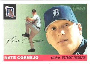2004 Topps Heritage #185 Nate Cornejo Detroit Tigers Baseball Card - Picture 1 of 2