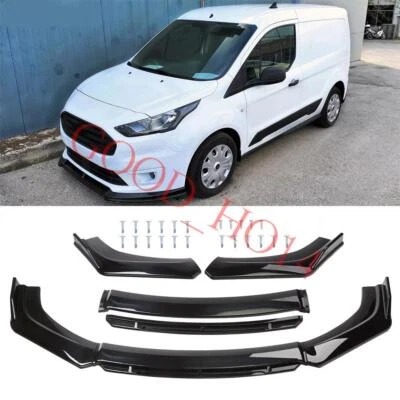For Ford 2014-2019 2020 2021 Transit Connect Front Bumper Lip Splitter Spoiler - Image 1 of 4