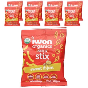 Organics Protein Stix, Sweet Dijon, 8 Bags, 1.5 oz, (42 g) Each - Picture 1 of 3