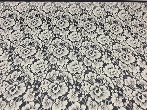 Falda de vestir Hardy'sTextile 30 % nylon 70 % algodón tela de encaje hágalo usted mismo ropa de novia (69-512802) - Imagen 1 de 3