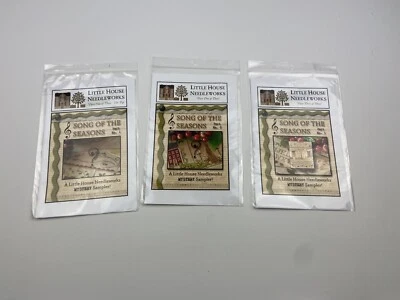 Little House Needleworks Song Of The Seasons Parts 1, 2 & 3 Cross Stitch Pattern - Image 1 of 4