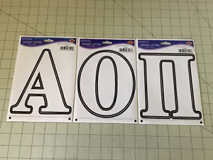 LETRAS DE VINILO ALPHA OMICRON PI SORORITY - PEEL 'N PLACE - Imagen 1 de 1